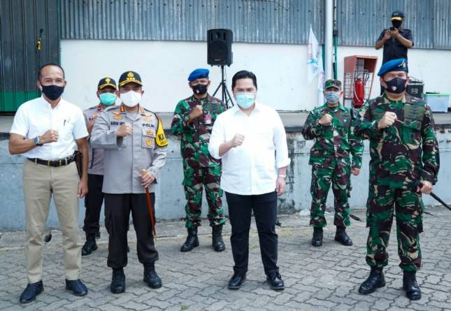 Menteri BUMN Lepas Penyaluran Bantuan Sembako untuk 1.000 Panti Asuhan