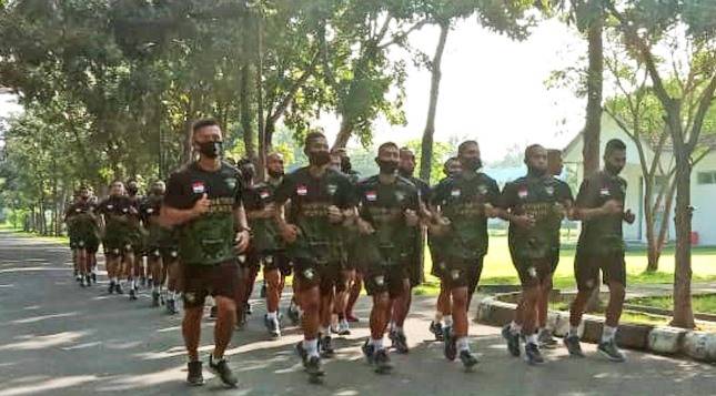 Cara Prajurit Marinir Infantri Sidoarjo Jaga Kebugaran Fisik