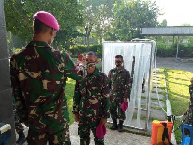 Pembinaan Semangat Kerja Korps Marinir Terus Ditingkatkan Jelang Lebaran 2020