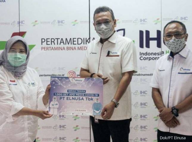 Elnusa Kembali Salurkan Bantuan 1,500 APD Medis ke Wilayah Tersebar Indonesia