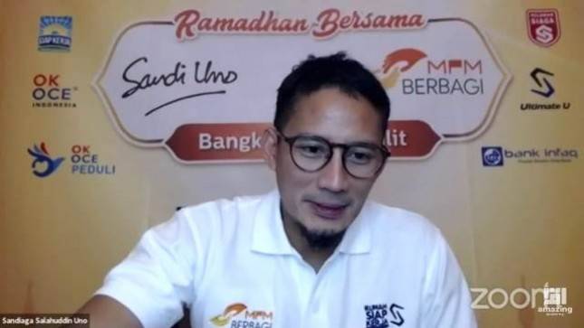 Sandiaga Uno Ajak Pebisnis Bangkit di Saat Sulit: Menang Lawan Covid, We Can Do it! 