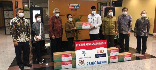 125 Ribu Masker Donasi Gajah Tunggal Group untuk Kota dan Kabupaten Tangerang