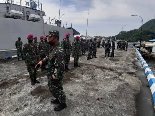 Sejumlah Tamtama Remaja Perkuat Yonmarhanlan X Jayapura