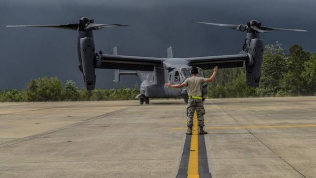 Bell Boeing Serah Terima Pesawat V-22 Osprey Tiltrotor yang ke-400