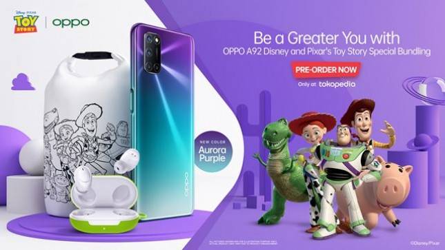 OPPO A92 Disney and Pixar&rsquo;s Toy Story Bundling Edition Dijual Melalui Tokopedia 