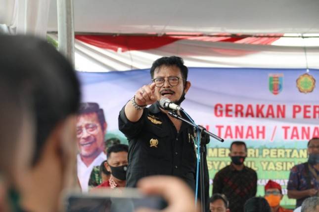 Wuih,  Lampung Tengah Lakukan Gerakan Percepatan Tanam 