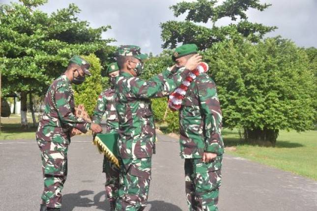 Komandan Korem 174 Merauke Sambut Kedatangan Kasrem Baru  