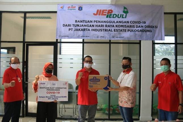 Mengharukan! Direksi dan Komisaris PT JIEP Salurkan Uang THR-nya untuk Bantu Penanganan Covid &ndash; 19