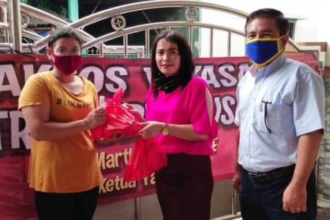 170 Paket Sembaki Donasi Yayasan Trigatra Marta Nusantara  untuk Masyarakat Terdampak Covid-19