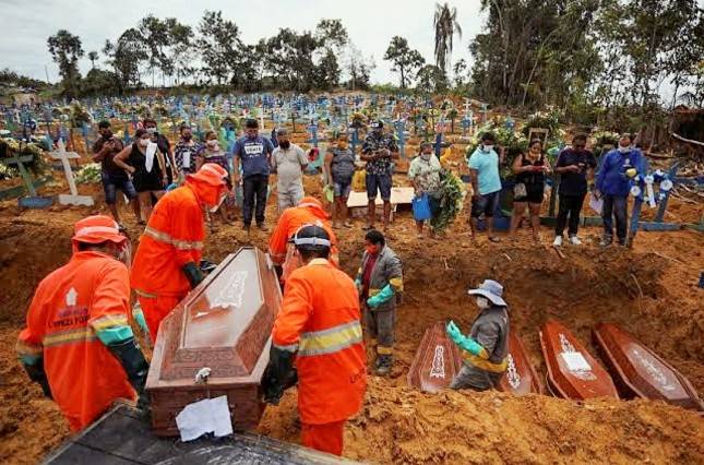 Ngeriii...Brazil Cetak Rekor COVID-19: Penambahan 42.725 Kasus per Hari dengan Jumlah Kematian 1.185