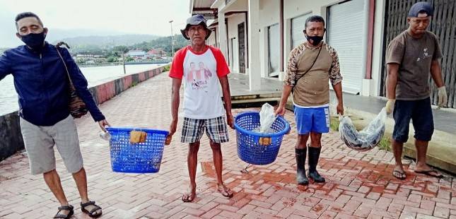 Perkuat Imunitas, Ratusan Ikan Kakap Putih Sebanyak 200 Kg Diterbangkan Dari Ambon untuk Pasien COVID-19 Secapa Jabar