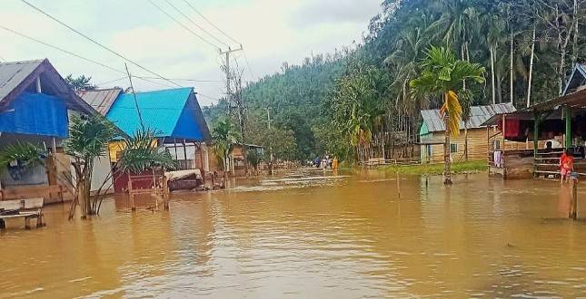 Delapan Desa Lima kecamatan di Kabupaten Konawe Sulsel Terendam Banjir