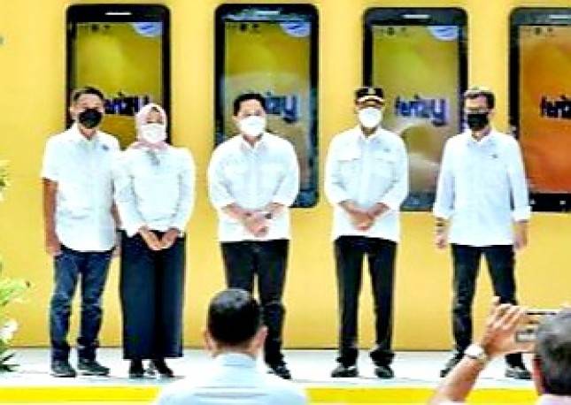 Menhub Budi Karya Resmikan Layanan Pembelian Tiket Online Kapal Ferry