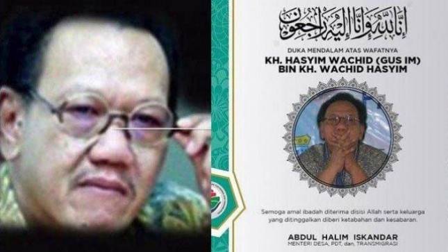 KH Hasyim Wahid Berpulang Sabtu Pagi 