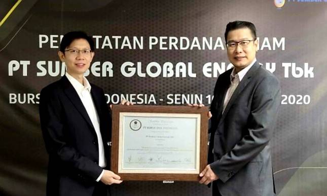 PT Sumber Global Energy Tbk Raih Rp54 Miliar Dana IPO