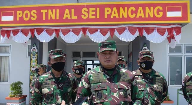 KASAL Yudo Margono Kunjungan Kerja ke Perbatasan RI-Malaysia