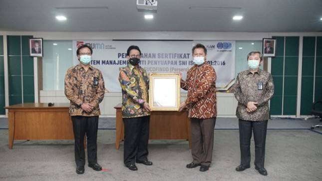 Implementasikan Sistem Manajemen Anti Penyuapan,  SUCOFINDO Raih Sertifikat SNI ISO 37001:2016