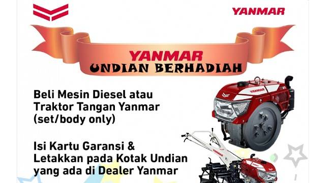 Di Tengah Pandemi, Yanmar Bakal bagi-bagi Hadiah Hingga Rp80 Juta