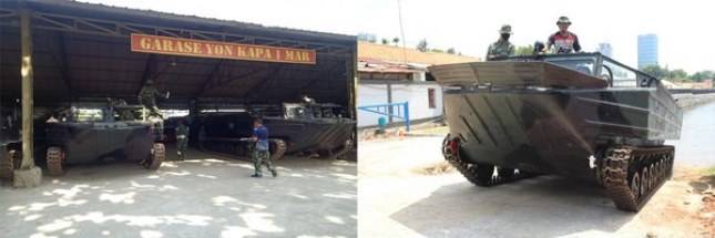 Yon Kapa 1 Marinir Siapkan Kendaraan Ampibi Pengangkut Artileri