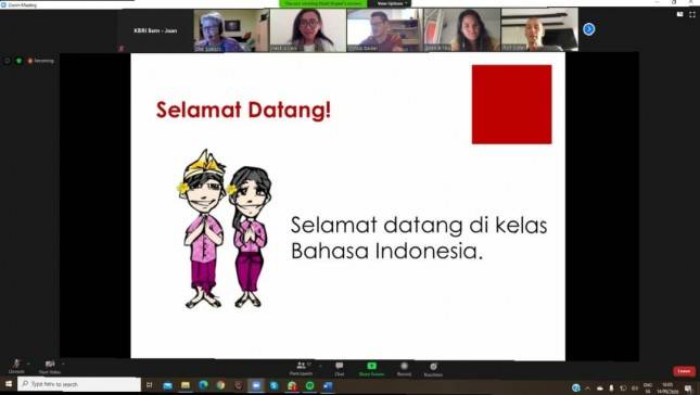 Keren! KBRI Bern Buka Kelas Bahasa Indonesia untuk Warga Swiss