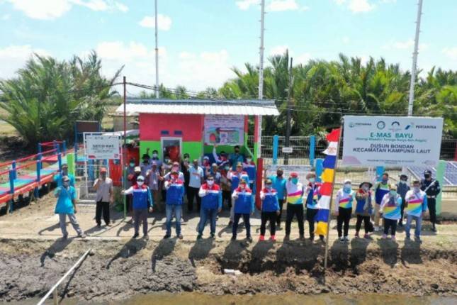 Pertamina Kilang Cilacap Resmikan Fasilitas Desalinasi di Dusun Terpencil