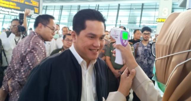 Erick Thohir Apresiasi Penerapan Protokol Kesehatan di Bandara Internasional Soekarno-Hatta