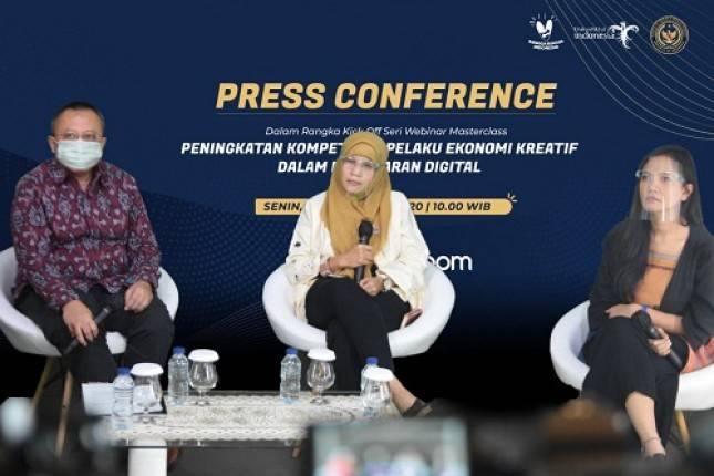 Kabar Baik UMKM! Bantu Pebisnis Kriya Hadapi Covid 19, Kemenparekraf/Baparekraf Buka MasterClass Pemasaran Digital Gratis