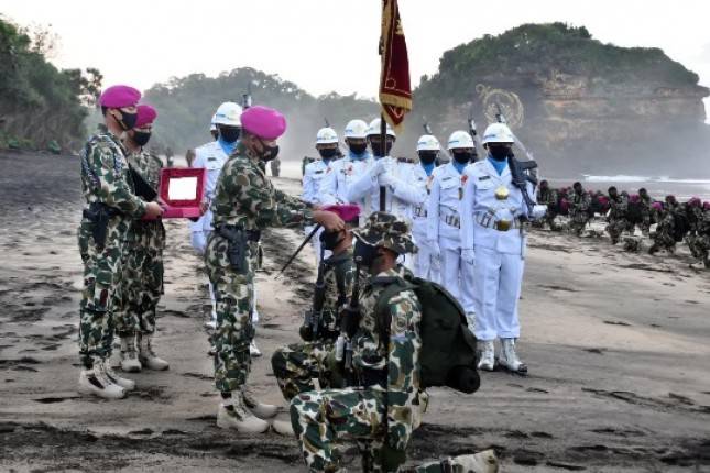 345 Bintara dan Tamtama Remaja Perkuat Korps Baret Ungu