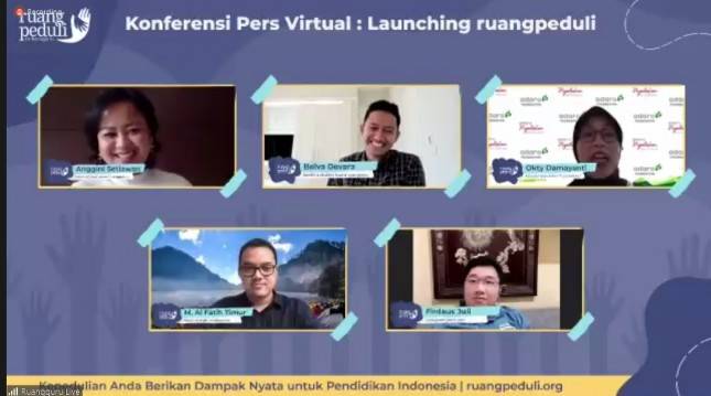 Bantu Hadapi Ketimpangan Pendidikan, Ruangguru Luncurkan Ruangpeduli 