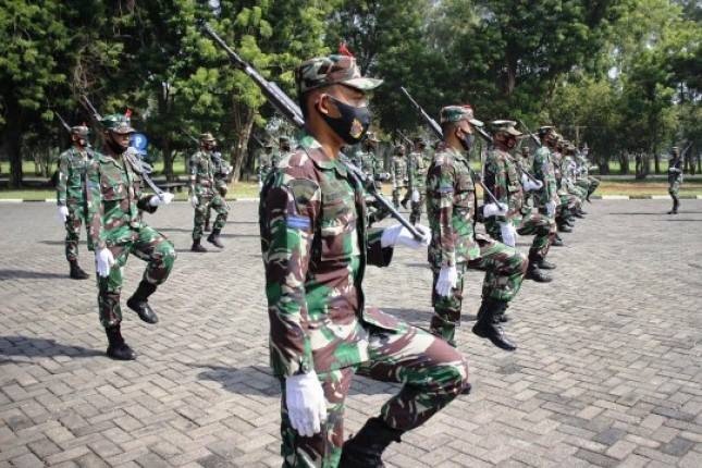 Melalui Latihan PBB Bersenjata, Prajurit Yonif 3 Marinir Tingkatkan Kedisiplinan