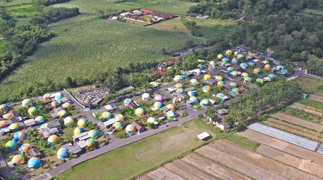 Cerahnya Warna-Warni Desa Wisata Dusun New Ngelepen