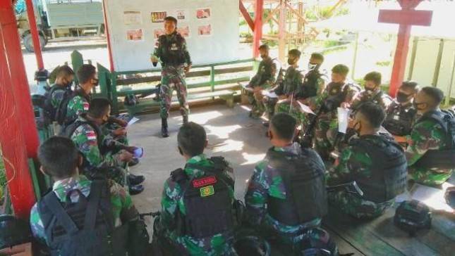 Prajurit Kostrad di Perbatasan RI-PNG Pastikan Netralitas TNI dalam Pilkada