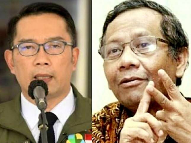  Soal Tanggung Jawab Kasus Kerumunan HRS, Mahfud MD: Siap Kang RK...Ridwan Kamil: Siap Pak Mahfud, Mohon Maaf Jika Tak Berkenan  