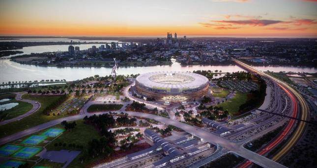 Philips Lighting Terangi Stadion Baru Multi Fungsi di Perth 