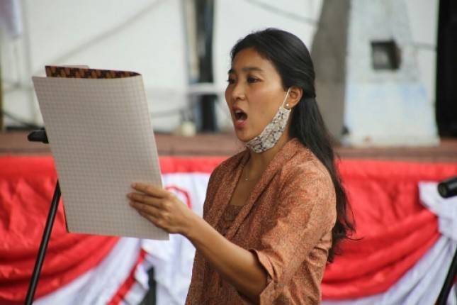 Olivia Zalianty Gandeng Tokoh dan Seniman Baca PUISI Bela Negara