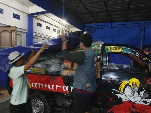 Jamkrindo Distribusikan Bantuan Kemanusiaan ke Sulawesi Barat