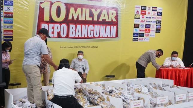 Apresiasi Pelanggan, Depo Bangunan Laksanakan Undian Berhadiah Rp 10 Miliar