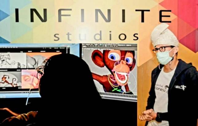 Studio Animasi Perfilman di Batam Bikin Menteri Sandi Geleng-geleng: Kerenn, Tak Kalah Dari Hollywood...
