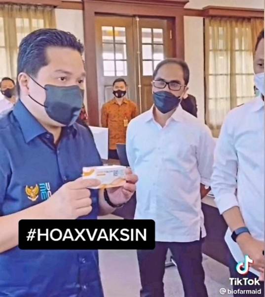 Jamin Vaksin yang Dikirim ke Pelosok Negeri Asli, Erick Thohir: Bismillah, Semua Ada Barcodenya...