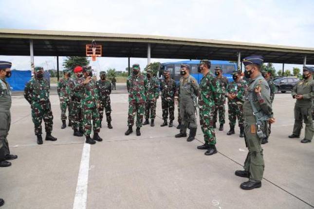 Panglima TNI Tinjau Fasilitas Baru di Lanud Iswahjudi Madiun  