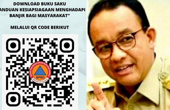 Jakarta Diguyur Hujan, Anies Pamer Hotline Telepon Darurat dan Buku Panduan Warga Hadapi Banjir,  Netizen: Mantul, Langkahnya Selalu Terdepan...