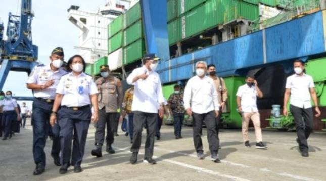 Menhub Budi Karya Pastikan Penerapan Protokol Kesehatan Pelabuhan Ambon
