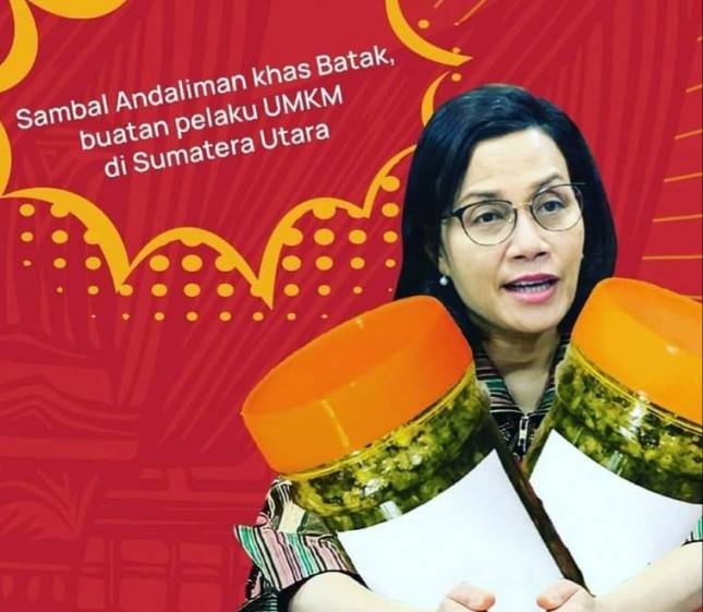 Pamer Borong Sambel Andaliman! Sri Mulyani: Ayo Beli Produk Asli Indonesia! Publik: Kerennn Bu! UMKM Mendunia....