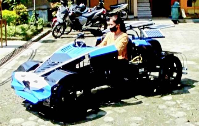 Goks, Kayak di PUBG! Ciptakan Mobil Buggy Bertenaga Surya, Siswa SMA Muhammadiyah Gombong Ini Patut Diacungi Jempol