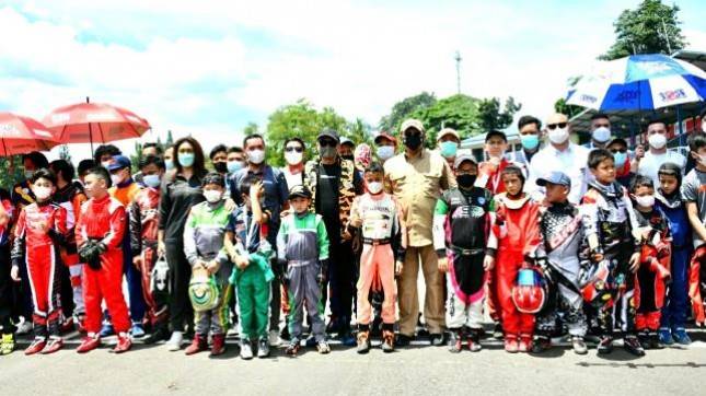 Bamsoet 'Happy' Pembalap Gokart Muda Indonesia Terus Bermunculan
