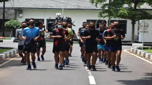 Prajurit Yonif 2 Marinir Tingkatkan Pembinaan Fisik