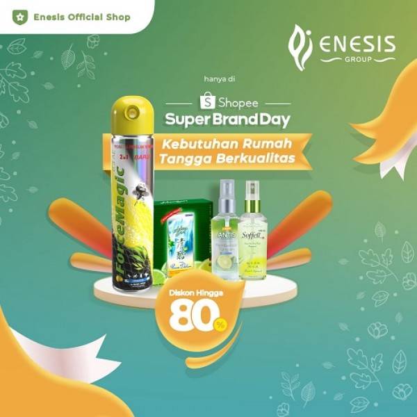 Ini yang Ditunggu Para Ibu-Ibu, Kebutuhan Rumah Tangga Berkualitas Diskon Hingga 80%, bersama Enesis Group di Shopee!