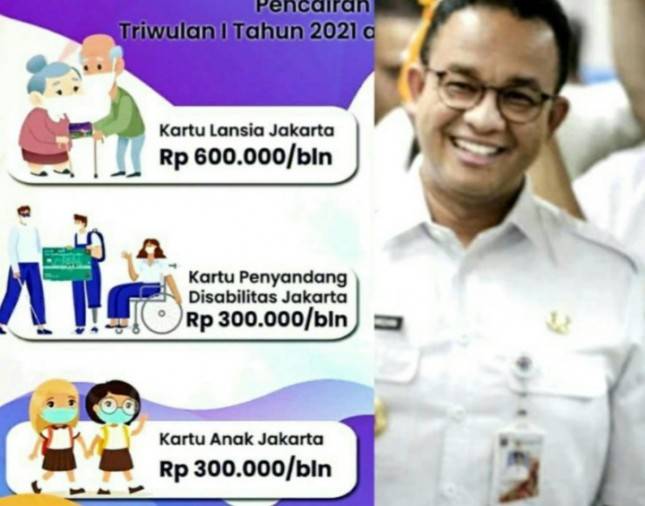 Cair...cair! Anies Baswedan Bikin Warga Jakarta Tersenyum: Jumat 26 Maret, Dana Bansos KLJ, KPDJ, KAJ Cair