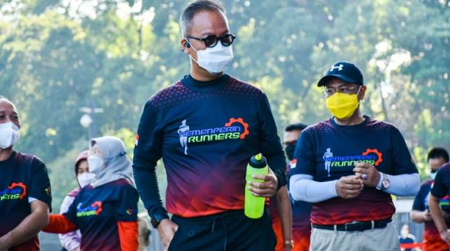 Menperin Agus Giatkan Olah Raga Lewat SCHOTT Kemenperin Runners Virtual Run