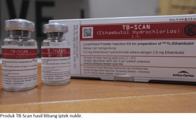 Kabar Baik Penderita penyakit TB Paru,  Produk TB-Scan BATAN yang Dapat Mendeteksi Infeksi Paru Sudah Mendapatkan Izin Edar dari BPOM